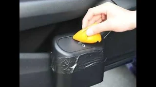 Amazon com  Accmor Car Trash Can with Lid, Mini Auto Dustbin Garbage Organizer with One Roll Plastic