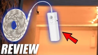 WOBANE Rechargeable Motion Sensor Strip Light Unboxing and Review