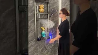 Smart LED Thermostatic Piano Keys Shower Set – Luxury Tech for Bathrooms ( # 2332  ) 1️⃣