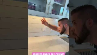 Under Cabinet Strip Lights! #nontoxiccabinetry