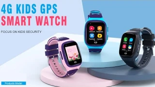 Kids Smart Watch 4G GPS Wifi Video Call SOS Tracker IP67 Waterproof Children's Smartwatch Camera VS