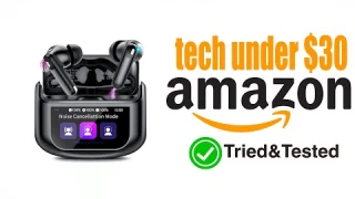 Wireless Earbuds, 48H Smart Touch Screen
