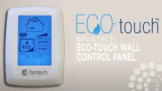 ECO-Touch Wall Control Panel for your Fresh Air Appliance (H/ERV) #fantech
