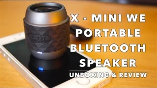 Unboxing & Review WE X-Mini Portable Bluetooth NFC Wireless Speaker from Amazon, Gearbest