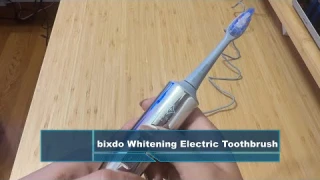 LED Whitening Toothbrush ACTUALLY Works!? bixdo W60 Review (No Sensitivity!)