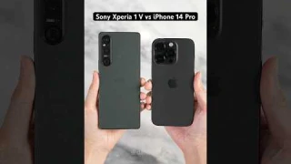 Sony Xperia 1 V vs iPhone 14 Pro Camera Comparison!