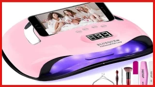 BIGBEAR UV Light for Nails, 168W UV LED Nail Lamp for Gel Polish, Fast Nail Dryer with Automatic -