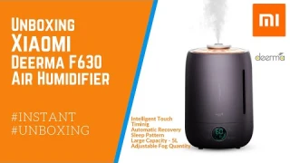 Unboxing Xiaomi Deerma F630 - Intelligent Smart Constant Humidifier Touch Screen 5L #InstantUnboxing
