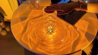 LED Adjustable Crystal Diamond Table Lamp Luxury Home Decoration