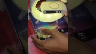 unboxing g63 Intelligent Atmosphere RGB Light Bluetooth Speaker With Wireless Charging