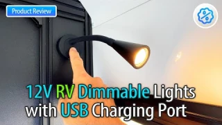 How good are the these 12V LED Reading Lights for RVs? Review & Demo