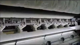 WV12 Computerized multi needle chain stitch mattress quilting machine + Panel cutting machine