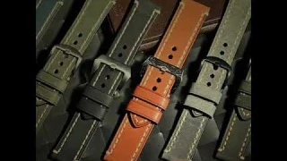 vintage handmade real cowhide leather watch strap watchband