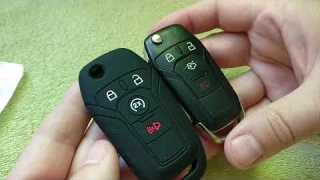 Silicone Car Remote Key Fob Cover Case For Ford