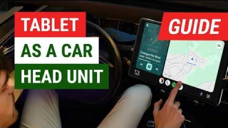 Turn ANY Android Tablet into a Wireless Car Head Unit Display in 2024