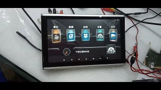 10.1"android 9.0 headrst monitor with 1 or 2+16g