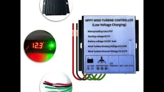 600W Wind Turbine Charge Controller #mppt #LED Voltage Display#LED Voltage Display#Turbine Generator