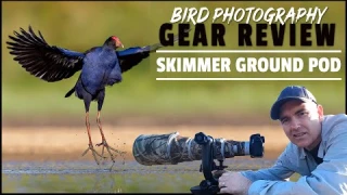 Bird Photography Gear Review - Skimmer Ground Pod - Why You Need One For Low Angle Shots.