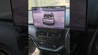 Big tablet Screen in car with camera