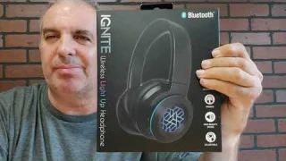 Ignite wireless light up headphone  Bluetooth review