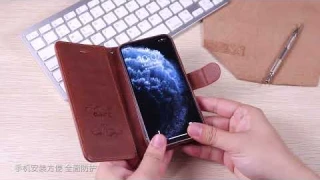 AZNS Sheepskin Texture Flip Leather Phone Case