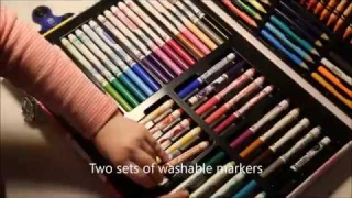 Crayola Inspiration Art Case   Pink, 140 Piece Art Set, Gifts for Kids and Adults