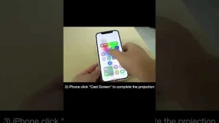 how to connect your phone to your projector？(iOS/Android tutorial attached) Example: HY300