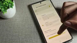 Eye comfort shield Samsung galaxy A73 5g, how to on eye comfort shield in Samsung A73 5g phone
