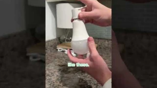 These lightbulbs are how I have a cordless lamp in our kitchen! #amazonfinds #founditonamazon