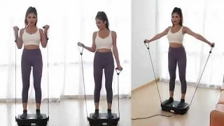 Whole Body Workout Vibration Plate Exercise Machine for Home Fitness (Updated Version)