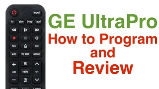 GE UltraPro Universal Replacement LG Remote Setup Instructions and Review by Skywind007