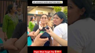 JEE ADVANCE 2025 Paper Review | Toughest Paper Of JEE Advance 😭| Jee advance Reaction Video Kota