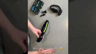 COOLEST RECHARGEABLE HEADLAMP with Motion Sensor