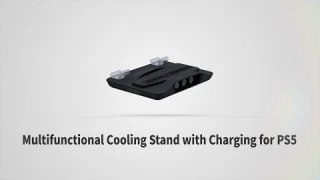 Multifunctional  PS5 Cooling Stand with Controller Charger