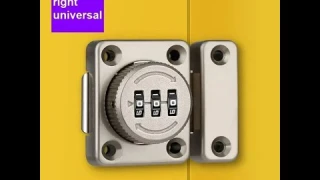Review Combination Password Door Lock Smart Cam Code Lock  2024