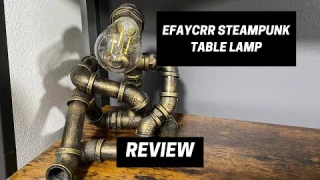 Steampunk Lamp Review | Wrought Iron Steampunk Lamp For Office Or Bedroom