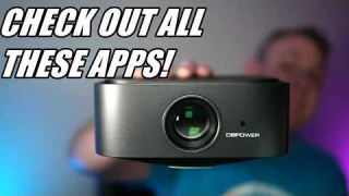 DBPOWER E2 Smart Projector with WiFi - Project easily from your phone or via any app