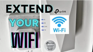EXTEND YOUR WIFI - EASY!! (TP Link AX1800 Dual Band Wi Fi 6 Range Extender)