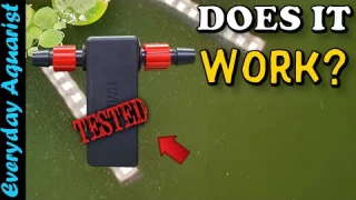 DOES IT WORK? Fluval UVC In-Line Aquarium Clarifier | GREEN WATER TEST