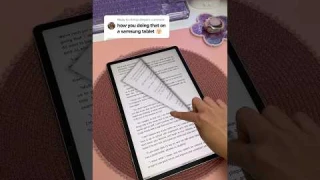 Try this on your Samsung tablet 🤯💕 galaxy tab S9 | android apps | reading app