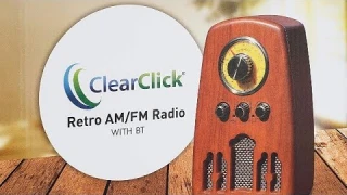 Retro AM / FM Bluetooth radio with a twist!  Review & Unboxing!