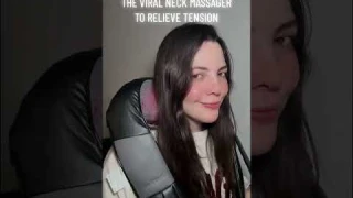 Trying the Neck and Back Massager for Pain Relief | Nekteck #selfcare #shorts #wellness