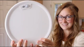 Motion Sensor LED Ceiling Light Review | Flush Mount CeilingLight Wired Auto On/Off Motion Activated