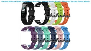 Review Silicone Wrist Strap Watch Band For Huawei Honor Band 4 Standar