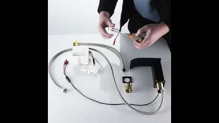 Fyeer Black Waterfall Sensor Faucet#black sensor faucet#black automatic faucet#touchless faucet