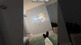 Gaming on a projector