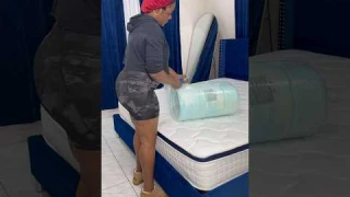 This gel mattress topper made a difference in my sleep.  It feels like I’m sleeping on a big pillow