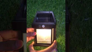 GIGAWATTS Solar Wall Lights Outdoor Motion Sensor