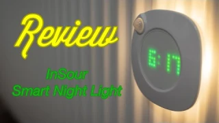Rechargeable Smart Night Light with Gravity Clock and Dimming