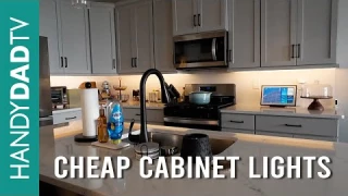 Under-Cabinet Lights - cheap and easy!!